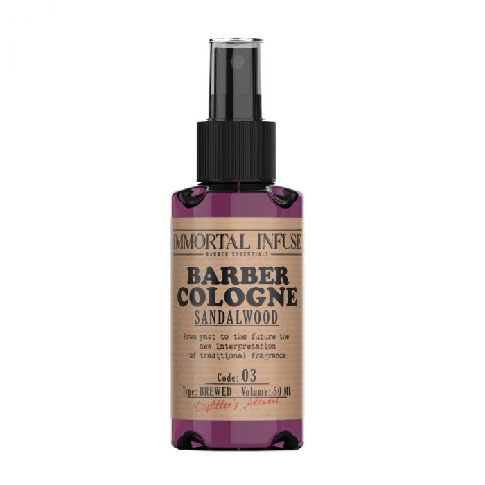 Мини-лосьон после бритья Immortal Infuse Barber Cologne Sandalwood Mini Lotion