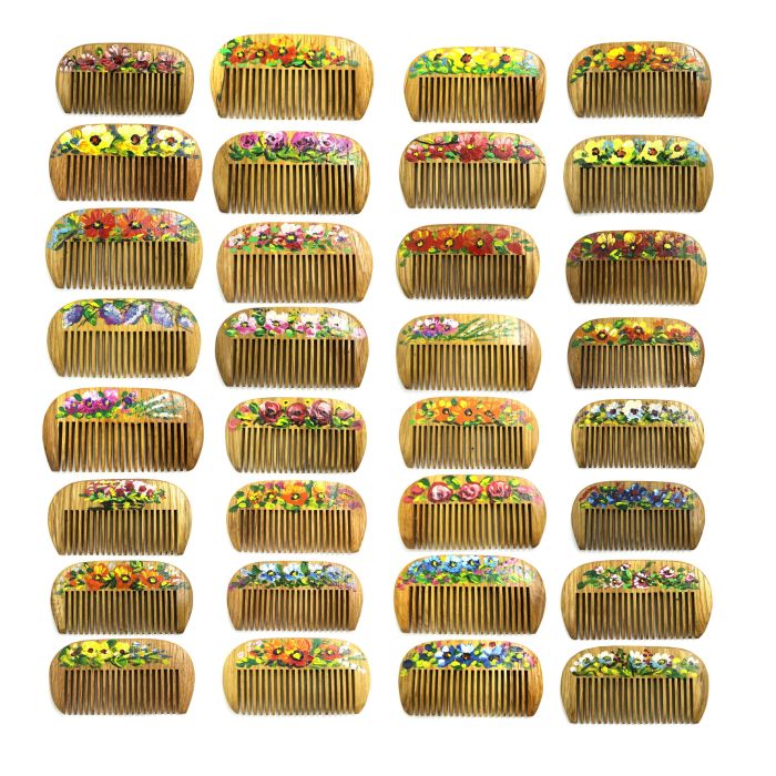 Гребень для волос с художественной росписью – 1562