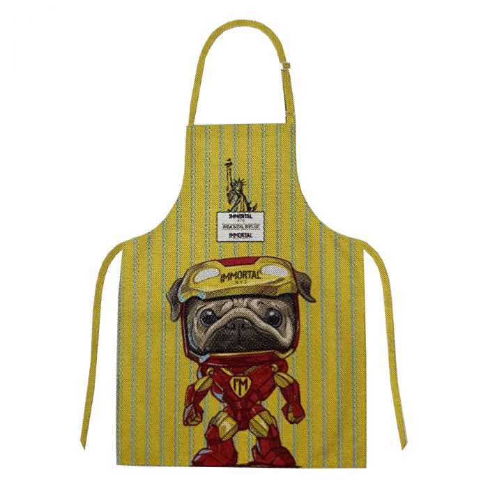 Фартук для барбера детский желтый