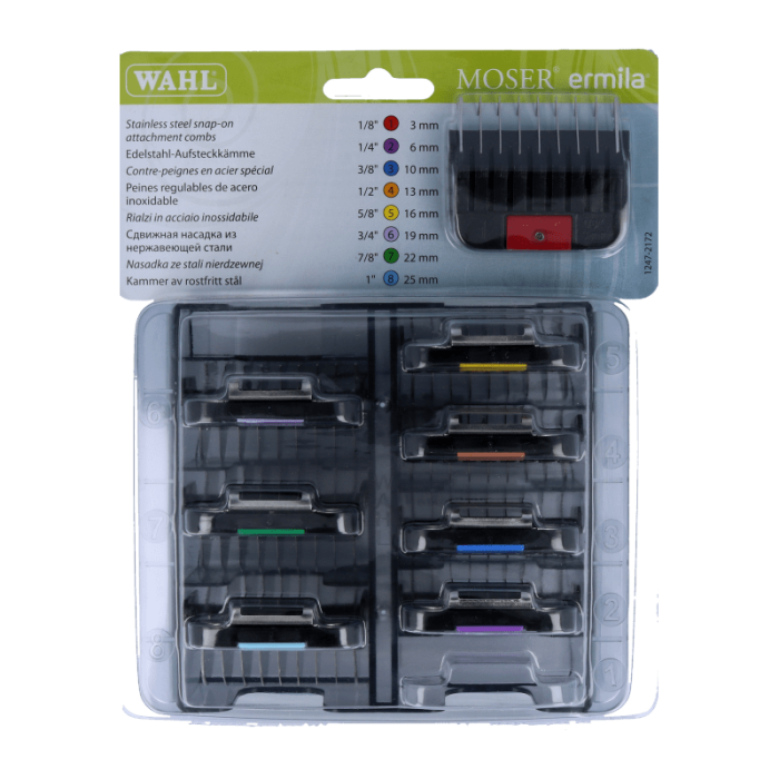 Набор насадок Moser 8 шт Class 45 / Max 45 / Max 50 - 1247-7445
