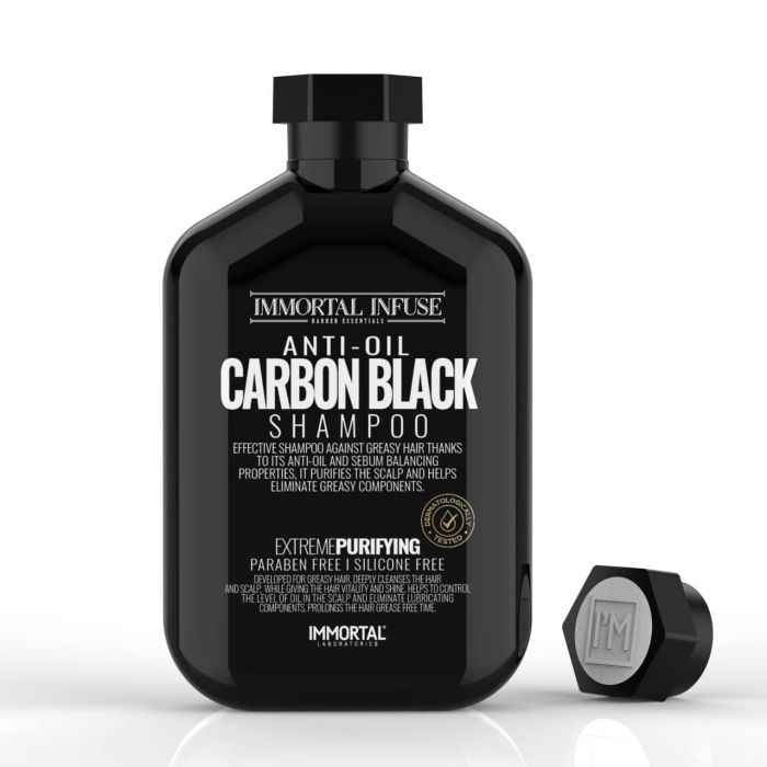 Шампунь для жирных волос Immortal Infuse Anti-Oil Carbon Black Shampoo