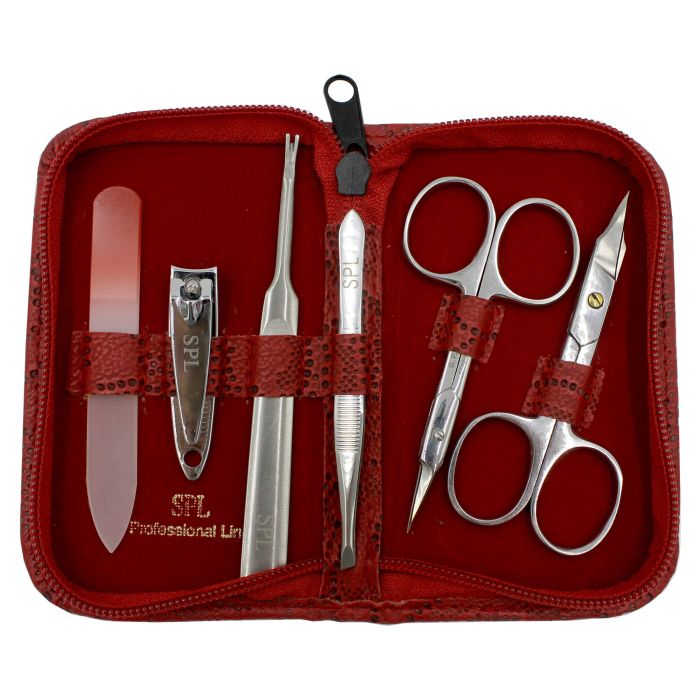 Маникюрный набор "Красная перфорация" – 77104AS