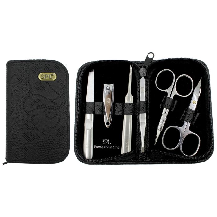 Маникюрный набор "Черная перфорация" – 77105BC