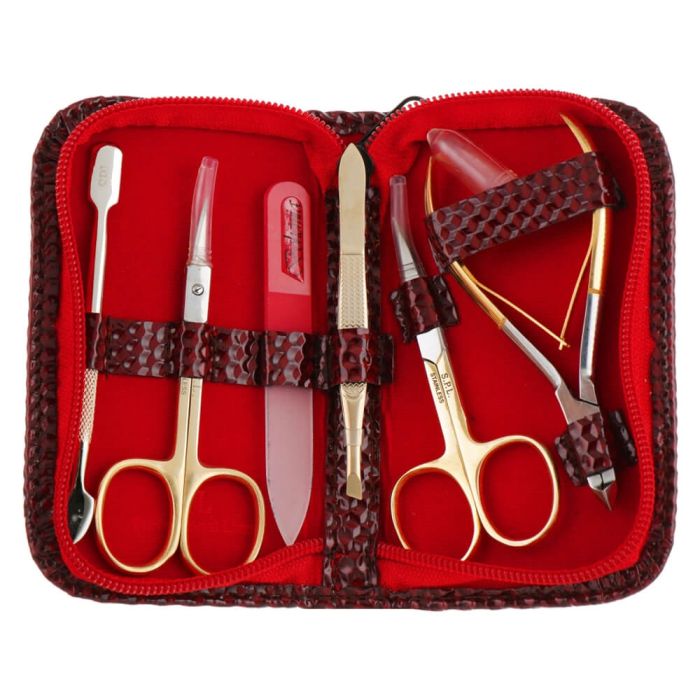 Маникюрный набор "Красный крокодил" – 77109A