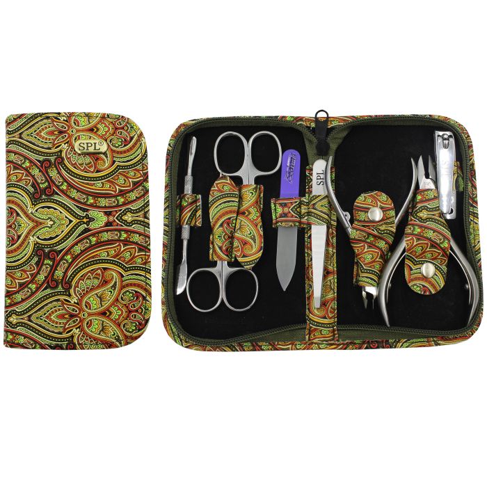 Маникюрный набор зеленый узор – 77203W