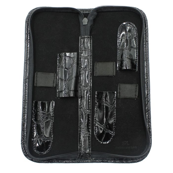 Футляр для парикмахерских инструментов "Черный крокодил", 77404AI