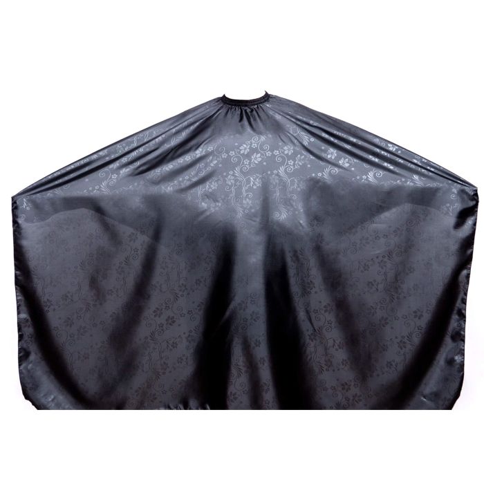 Пеньюар черный, принт цветок – 905073-12