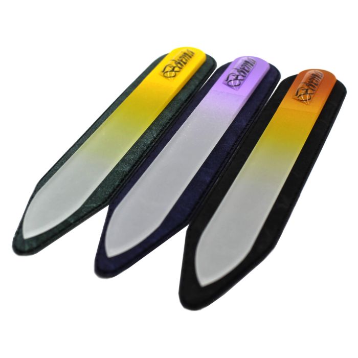 Пилка стеклянная в кожаном чехле (105мм) – 99-1052