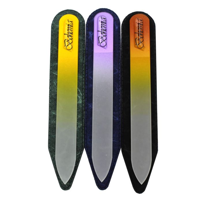 Пилка стеклянная в кожаном чехле (105мм) – 99-1052