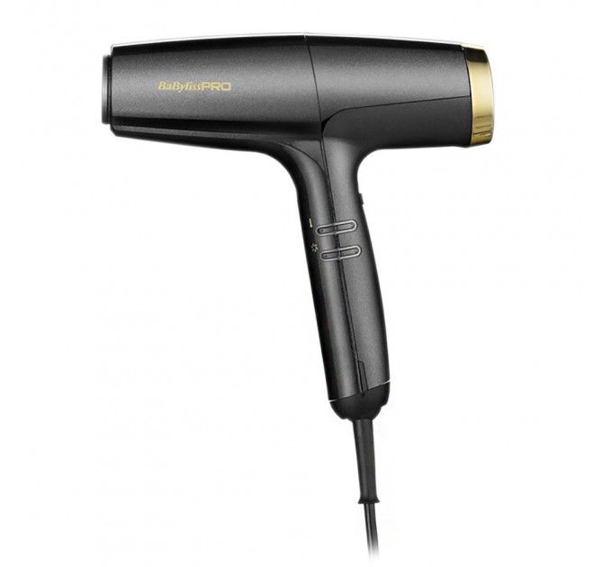 Фен для волос BaByliss PRO Falco Grey&Gold High Speed BAB8550E