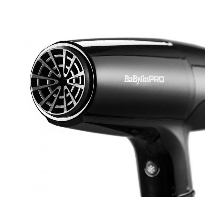 Фен для волос BaByliss PRO Falco Black&Silver High Speed BAB8550BE