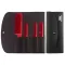Набор расчесок для барбера JRL Barber Comb Set Red JRL-J001