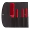 Набор расчесок для барбера JRL Barber Comb Set Red JRL-J001
