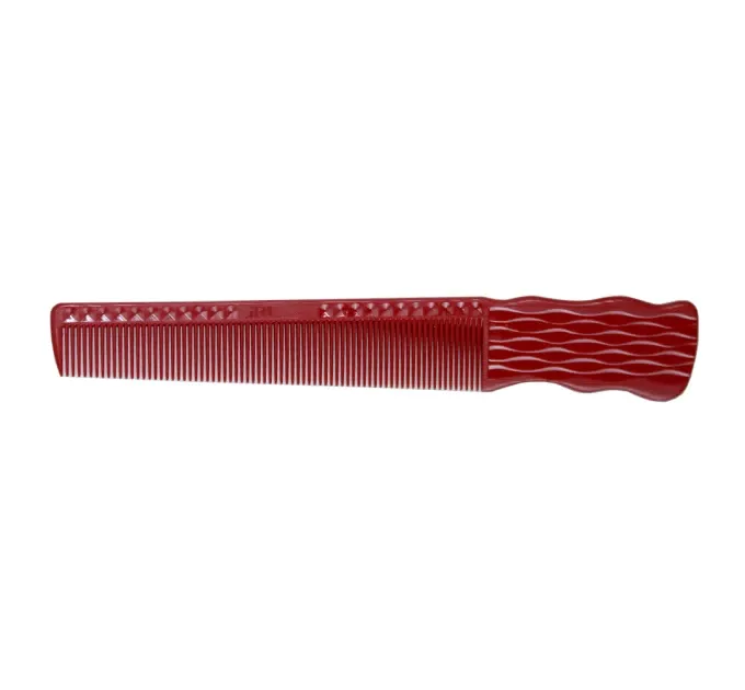 Расческа для ровного среза JRL Barbering Comb Red JRL-204