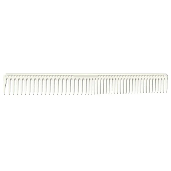 Расческа для длинных и тонких волос JRL Long Round Tooth Cutting Comb White JRL-306