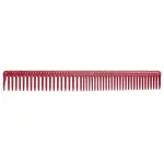 Расческа для длинных и тонких волос JRL Long Round Tooth Cutting Comb Red JRL-306
