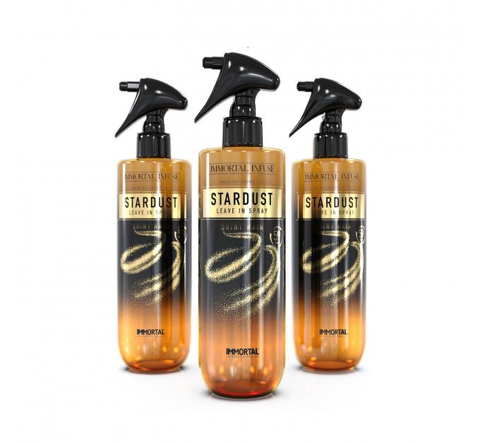 Несмывающий спрей для волос Immortal Infuse Stardust 500ml INF-124