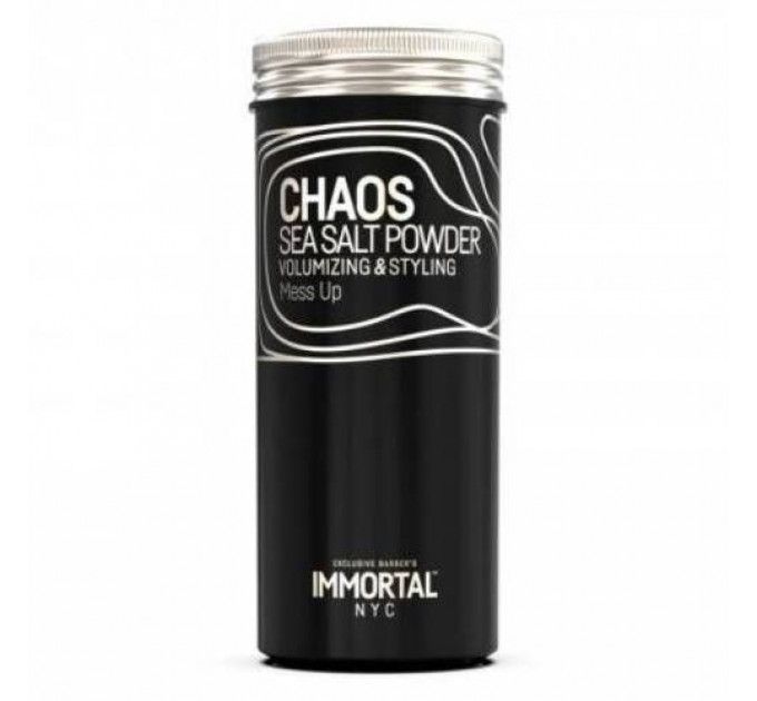 Порошковый воск для объема и укладки волос Immortal NYC Chaos Sea Salt Powder 20g NYC-82