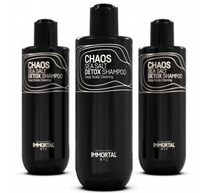Шампунь с морской солью для глубокой очистки кожи головы Immortal NYC Chaos Sea Salt 500ml NYC-83