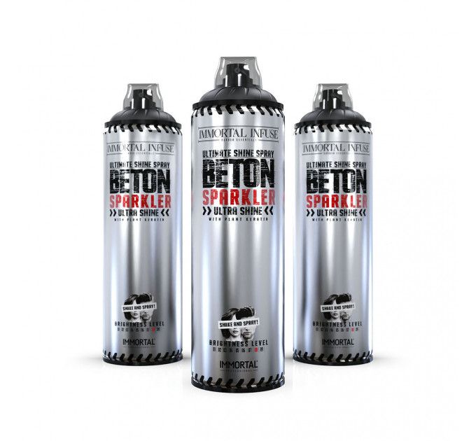Спрей для укладки волос блестящий Immortal Infuse Beton Sparkler Ultimate Shine Spray 500ml INF-107